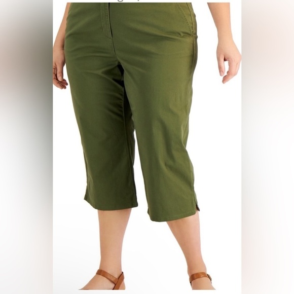 Karen Scott Plus  Capri Pants Size 24W - Picture 1 of 7
